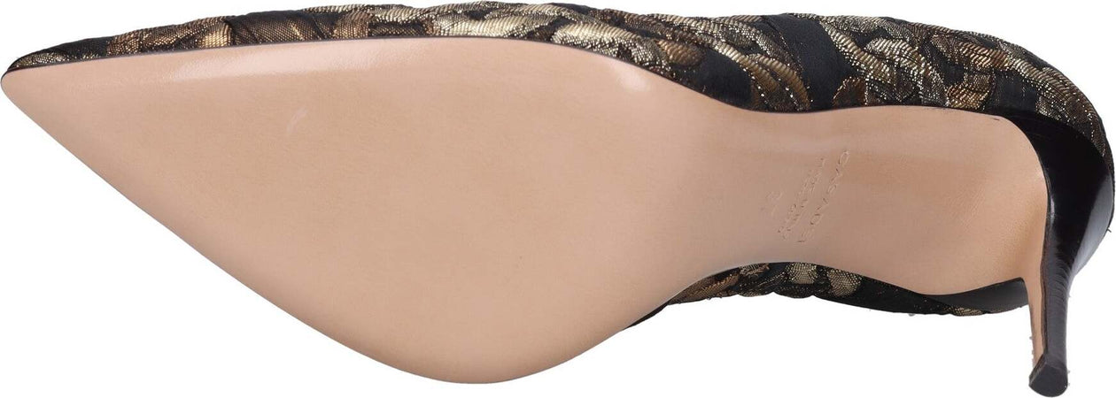 Casadei-Scarpe-con-Tacco-Oro-da-donna