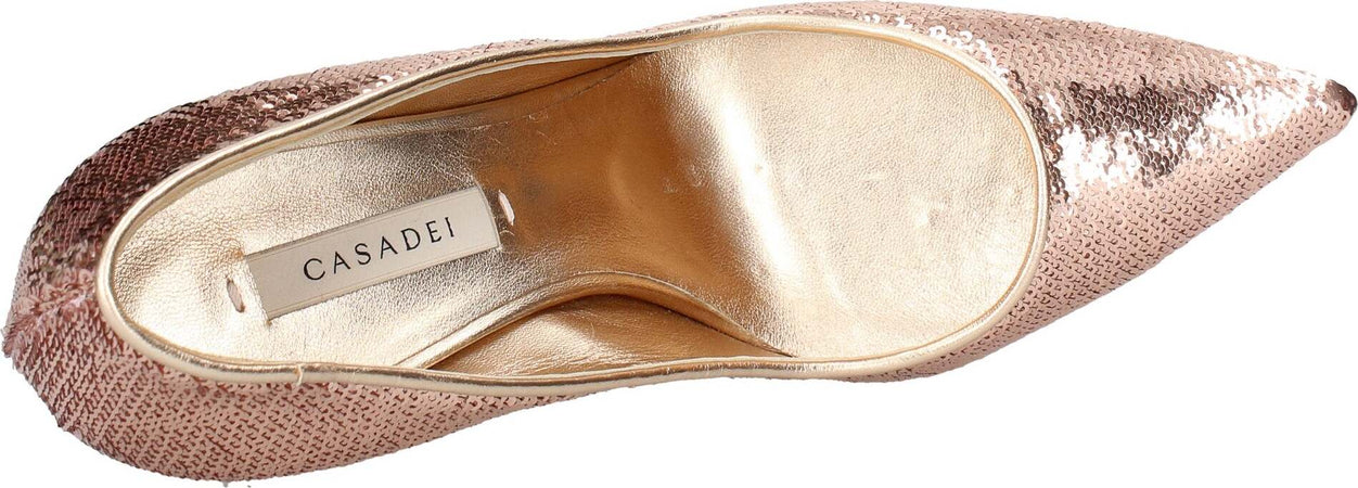 Casadei-Scarpe-con-Tacco-Rosa-Pailletes-da-donna