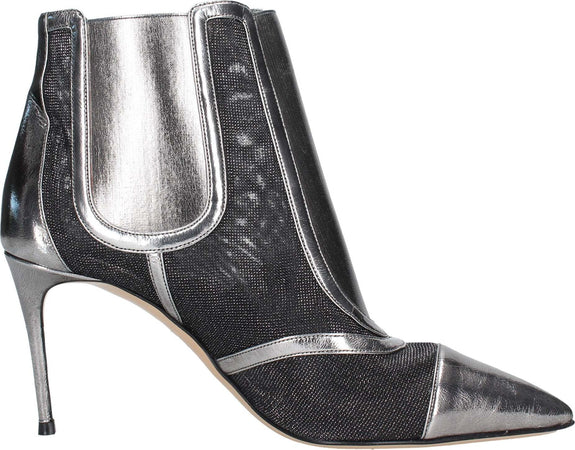 Casadei-Stivali-Argento-Nero-da-donna