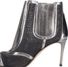 Casadei-Stivali-Argento-Nero-da-donna