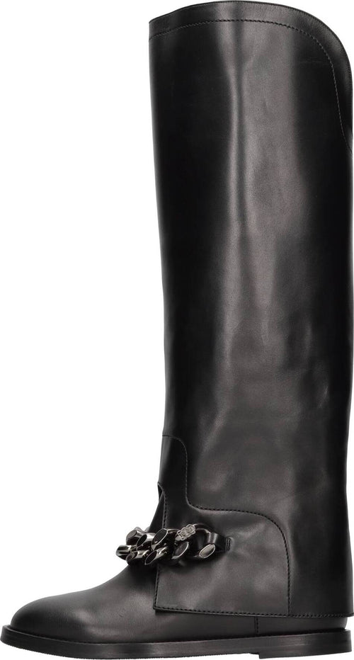 Casadei-Stivali-Nero-da-donna