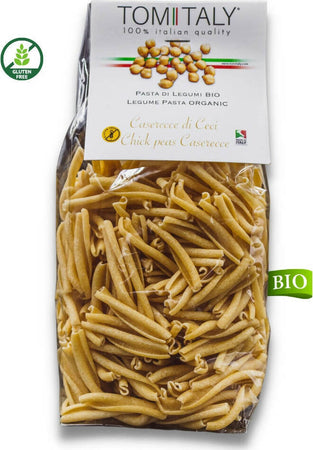 Casarecce Di Ceci - Bio - Gluten Free - 250g Alimentari e cura della casa/Pasta riso e legumi secchi/Pasta e noodles/Pasta/Pasta corta Tomitaly - Caorso, Commerciovirtuoso.it