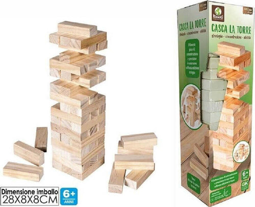 Casca La Torre 54 Pz In Legno Gioco Abilit? Strategia Per Bambini Et? 6+ 751900 Giochi e giocattoli/Giochi da tavola di società e accessori/Giochi da tavolo/Giochi da impilare Trade Shop italia - Napoli, Commerciovirtuoso.it