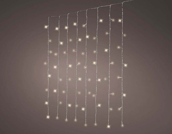 Cascata a LED a luce calda con cavo trasparente decorazione per esterno Casa e cucina/Decorazioni per interni/Addobbi e decorazioni per ricorrenze/Decorazioni natalizie/Luci natalizie/Catene luminose per interni MagiediNatale.it - Altamura, Commerciovirtuoso.it