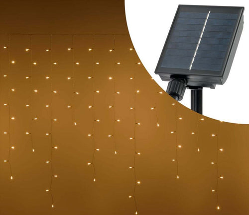 Cascata di luci 360 led bianco caldo Ø 5 mm con pannello solare per decorazioni natalizie h 110 cm Casa e cucina/Decorazioni per interni/Addobbi e decorazioni per ricorrenze/Decorazioni natalizie/Luci natalizie/Catene luminose per interni MagiediNatale.it - Altamura, Commerciovirtuoso.it