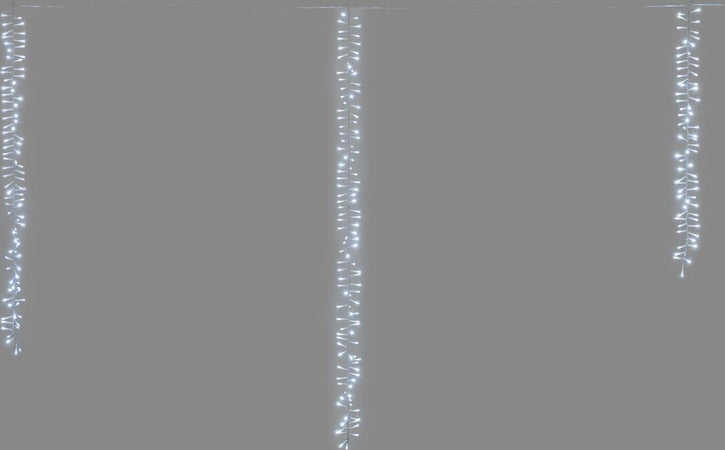 Cascata di luci a 3 nastri, 288 led luce bianco Ghiaccio da esterno h 125 cm Casa e cucina/Decorazioni per interni/Addobbi e decorazioni per ricorrenze/Decorazioni natalizie/Luci natalizie/Catene luminose per interni MagiediNatale.it - Altamura, Commerciovirtuoso.it
