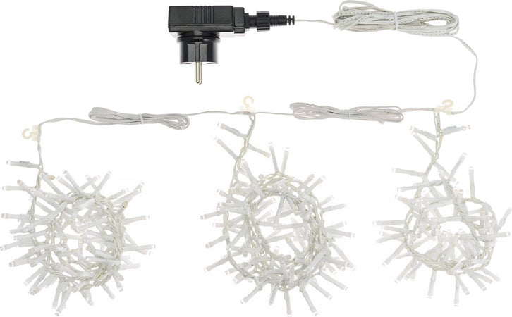 Cascata di luci a 3 nastri, 288 led luce bianco Ghiaccio da esterno h 125 cm Casa e cucina/Decorazioni per interni/Addobbi e decorazioni per ricorrenze/Decorazioni natalizie/Luci natalizie/Catene luminose per interni MagiediNatale.it - Altamura, Commerciovirtuoso.it