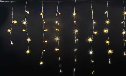 Cascata luce calda 96 led esterno luci decorazione natale natalizie movimento 2,4 mt Casa e cucina/Decorazioni per interni/Addobbi e decorazioni per ricorrenze/Decorazioni natalizie/Luci natalizie/Catene luminose per interni MagiediNatale.it - Altamura, Commerciovirtuoso.it