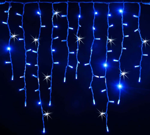 Cascata luce fredda blu e bianco con maxi led per interno ed esterno decorazione natalizia Casa e cucina/Decorazioni per interni/Addobbi e decorazioni per ricorrenze/Decorazioni natalizie/Luci natalizie/Catene luminose per interni MagiediNatale.it - Altamura, Commerciovirtuoso.it