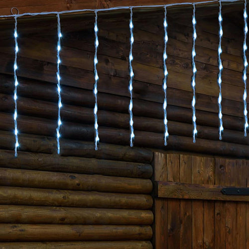 Cascata luminosa a led luce fredda decorazioni effetto pioggia 8,5 mt x h 25 cm Casa e cucina/Decorazioni per interni/Addobbi e decorazioni per ricorrenze/Decorazioni natalizie/Luci natalizie/Catene luminose per interni MagiediNatale.it - Altamura, Commerciovirtuoso.it