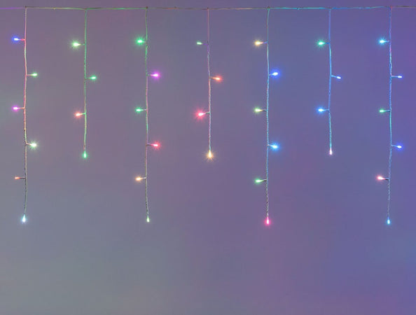 Cascata luminosa stalattite Crazy RGB con 180 led multicolor ad effetto flash per esterno Casa e cucina/Decorazioni per interni/Addobbi e decorazioni per ricorrenze/Decorazioni natalizie/Luci natalizie/Catene luminose per interni MagiediNatale.it - Altamura, Commerciovirtuoso.it