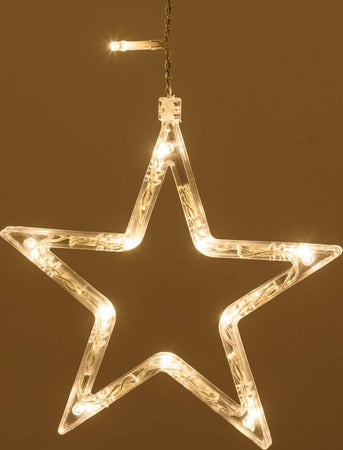 Cascata stalattite decorata con stelle luminose a led luce calda per interno ed esterno cavo trasparente Casa e cucina/Decorazioni per interni/Addobbi e decorazioni per ricorrenze/Decorazioni natalizie/Luci natalizie/Catene luminose per interni MagiediNatale.it - Altamura, Commerciovirtuoso.it