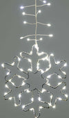 Cascata stalattite decorata cristalli di neve luminosi con led a luce fredda per esterno e interno Casa e cucina/Decorazioni per interni/Addobbi e decorazioni per ricorrenze/Decorazioni natalizie/Luci natalizie/Catene luminose per interni MagiediNatale.it - Altamura, Commerciovirtuoso.it