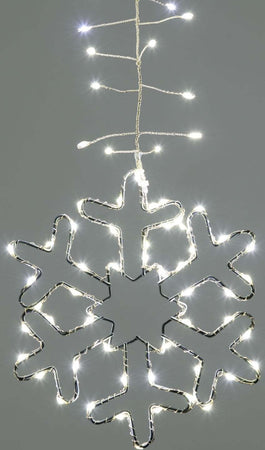 Cascata stalattite decorata cristalli di neve luminosi con led a luce fredda per esterno e interno Casa e cucina/Decorazioni per interni/Addobbi e decorazioni per ricorrenze/Decorazioni natalizie/Luci natalizie/Catene luminose per interni MagiediNatale.it - Altamura, Commerciovirtuoso.it