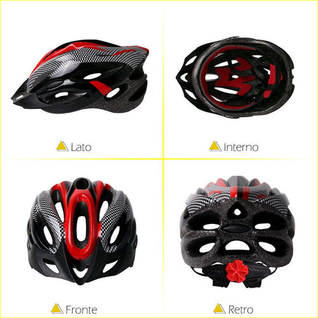 Casco Design Ultraleggero Con Visiera Rimovibile Regolatore Di Taglia Xc-1692 Sport e Tempo Libero > Ciclismo > Ricambi per Bici > Sport Trade Shop italia - Napoli, Commerciovirtuoso.it