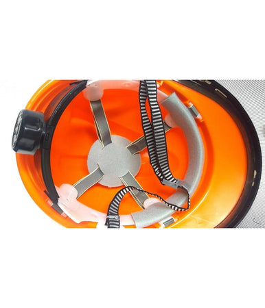 Casco Elmetto Protettivo Con Visiera A Rete Per Decespugliatore E Tagliaerba