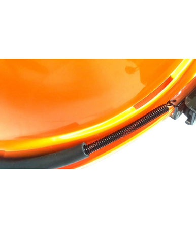 Casco Elmetto Protettivo Con Visiera A Rete Per Decespugliatore E Tagliaerba