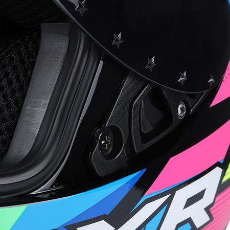 Casco Jet Moto Integrale Rapid Street Unisex Adulto Omologato Valentino Rossi 46 Tg XL