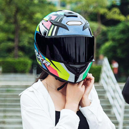 Casco Jet Moto Integrale Rapid Street Unisex Adulto Omologato Valentino Rossi 46 Tg XL