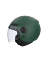 Shiro - Casco jet Kioto verde matt XL