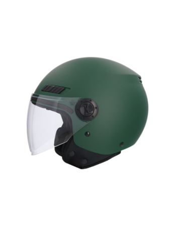 Shiro - Casco jet Kioto verde matt XL