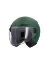 Shiro - Casco jet Kioto verde matt M