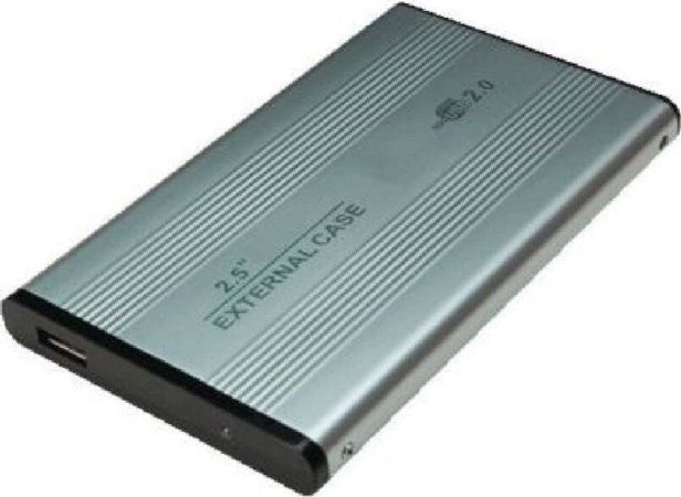 Case-Box-In-Alluminio-Per-Hard-Disk-Esterno-Ide-2.5-Con-Usb-2.0-Custodia-Hdd