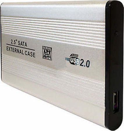 Case-Box-In-Alluminio-Per-Hard-Disk-Esterno-Ide-2.5-Con-Usb-2.0-Custodia-Hdd
