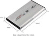Case-Box-In-Alluminio-Per-Hard-Disk-Esterno-Ide-2.5-Con-Usb-2.0-Custodia-Hdd