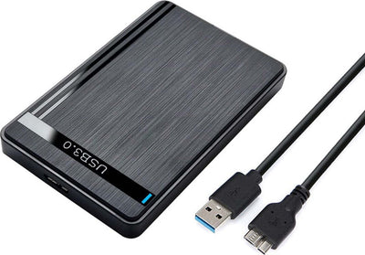 Box Case esterno per Hard Disk HDD SSD SATA USB 3 da 2.5 pollici 5Gbps per windows e MacOs