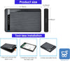 Box Case esterno per Hard Disk HDD SSD SATA USB 3 da 2.5 pollici 5Gbps per windows e MacOs