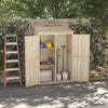 Casetta-da-Giardino-in-Legno-di-Abete-con-2-Porte-e-Ripiani,-120x57x183cm,-Naturale-DR6845-888V00NDDR6