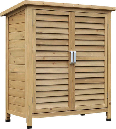 Casetta-da-Giardino-in-Legno-di-Abete-con-Tetto-in-Bitume-Impermeabile,-87x46.5x96.5cm-ZX5845-248ZX5