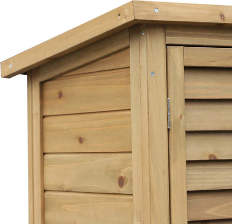 Casetta-da-Giardino-in-Legno-di-Abete-con-Tetto-in-Bitume-Impermeabile,-87x46.5x96.5cm-ZX5845-248ZX5