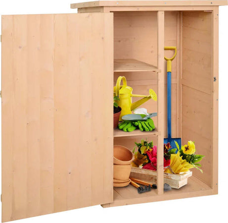 Casetta-da-Giardino-in-Legno-di-Abete-Impermeabile,-Capanno-Attrezzi-da-Esterno-75x56x115cm-SD1845-292SD1
