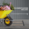 Casetta-da-Giardino-Porta-Attrezzi-con-4-Finestre-e-2-Ganci,-in-Acciaio-Zincato,-195x122x181.5-cm,-Grigio-SP284H-006V00CGSP2
