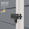 Casetta-da-Giardino-Porta-Attrezzi-con-Porta-Bloccabile,-Finestra-e-Presa-d'Aria,-Grigio-HN7845-954V00GYHN7