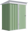 Casetta-da-Giardino-Porta-Attrezzi-in-Acciaio-con-Porta-Bloccabile,-161x95x163/181cm,-Verde-GB6845-840V00YGGB6