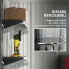 Casetta-da-Giardino-Porta-Attrezzi-in-Acciaio-con-Porta-Bloccabile,-161x95x163/181cm,-Verde-GB6845-840V00YGGB6