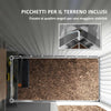 Casetta-da-Giardino-Porta-Attrezzi-in-Acciaio-con-Porta-Bloccabile,-161x95x163/181cm,-Verde-GB6845-840V00YGGB6