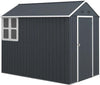 Casetta-da-Giardino-Porta-Attrezzi-in-Acciaio-Zincato-e-PP-con-Finestra,-259x172x222-cm,-Grigia-e-Bianca-FG6845-331V03CGFG6
