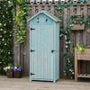 Casetta-da-Giardino-Porta-Attrezzi-in-Legno-con-3-Ripiani,-77x54.2x179cm,-Blu-ZX4845-209V01BUZX4