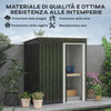 Casetta-da-Giardino-Porta-Utensili-in-Lamiera-di-Acciaio,-Capanno-da-Giardino-in-Acciaio-con-Porte-Scorrevoli,-163x89x182cm,-Nero-XC1845-423XC1