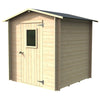 Casetta in legno con porta e finestra deposito da giardino per attrezzi Made in Italy 200 x 200 x h 217 cm