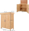 Casetta-in-Legno-da-Giardino-con-2-Ante,-Armadio-da-Esterno-Porta-Attrezzi-da-Giardino-con-Tetto-Apribile,-74x43x88-cm-HJ2845-212HJ2