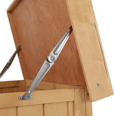 Casetta-in-Legno-da-Giardino-con-2-Ante,-Armadio-da-Esterno-Porta-Attrezzi-da-Giardino-con-Tetto-Apribile,-74x43x88-cm-HJ2845-212HJ2