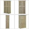 Casetta-in-Legno-da-Giardino-con-Tetto-Impermeabile,-Armadio-da-Esterno-Porta-Attrezzi-da-Giardino-con-4-Scompartimenti,-87x46.5x160cm-ZX2845-215GYZX2