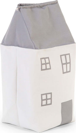 Casetta Portagiochi Childhome Bianco/Grigio Casa e cucina/Arredamento/Cameretta ragazzi/Borse e reti per giocattoli La Casa Del Bebè - Napoli, Commerciovirtuoso.it