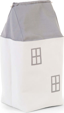 Casetta Portagiochi Childhome Bianco/Grigio Casa e cucina/Arredamento/Cameretta ragazzi/Borse e reti per giocattoli La Casa Del Bebè - Napoli, Commerciovirtuoso.it