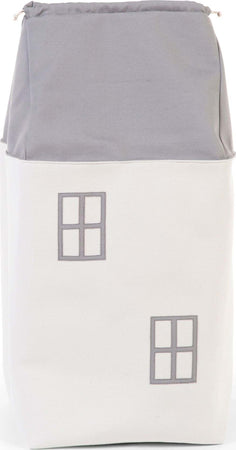 Casetta Portagiochi Childhome Bianco/Grigio Casa e cucina/Arredamento/Cameretta ragazzi/Borse e reti per giocattoli La Casa Del Bebè - Napoli, Commerciovirtuoso.it